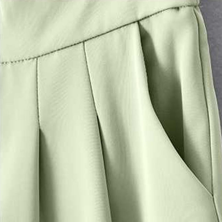 Buddha Stones夏 カジュアル ジッパーボタン ゆったり 無地 コットンリネン レディース ショートパンツ ポケット付き - image 7