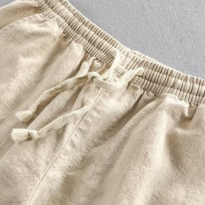 Buddha Stonesドローストリング 伸縮性ウエスト コットン メンズ ショートパンツ ポケット付き - image 16
