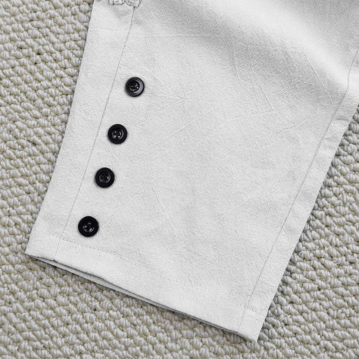 Buddha Stones夏 無地 つなぎ デザイン コットン リネン レディース パンツ ポケット付き - image 6