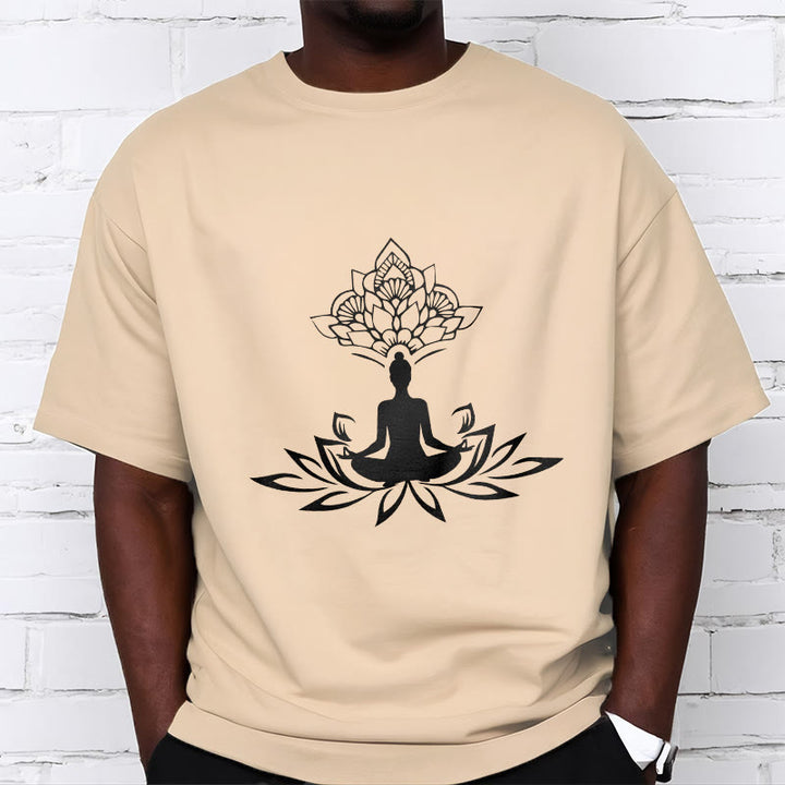 Buddha Stones、蓮の花、瞑想、仏陀のTシャツ - image 9