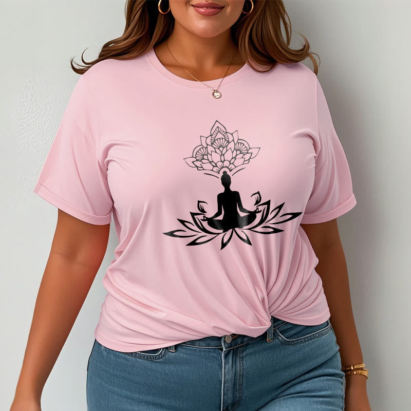 Buddha Stones、蓮の花、瞑想、仏陀のTシャツ - image 13