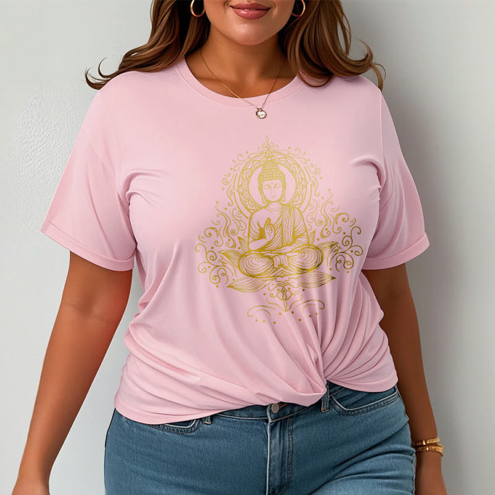 Buddha Stones、蓮の花、つる、瞑想、仏陀のTシャツ - image 14