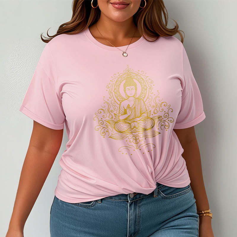 Buddha Stones、蓮の花、つる、瞑想、仏陀のTシャツ - image 13