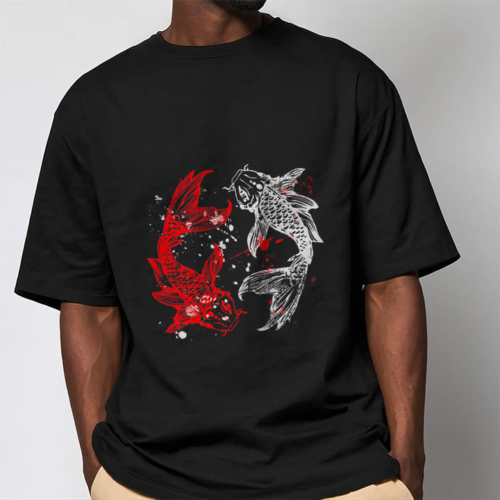 Buddha Stones赤黒鯉Tシャツ - image 5