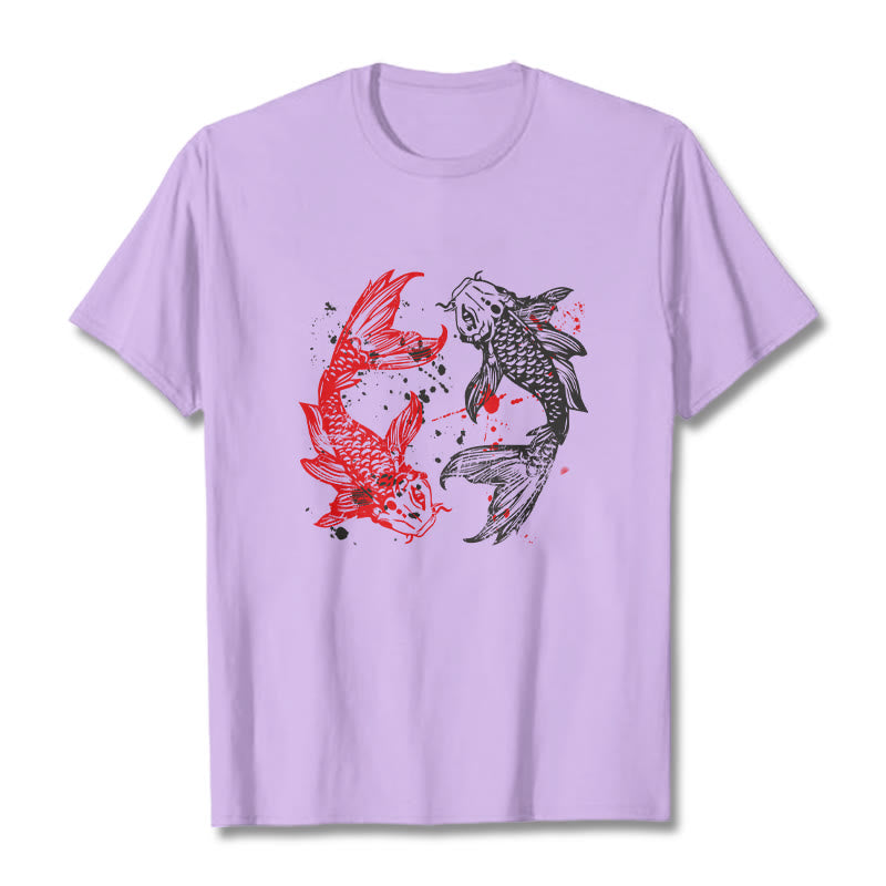 Buddha Stones赤黒鯉Tシャツ - 梅 - 2XL - image 16