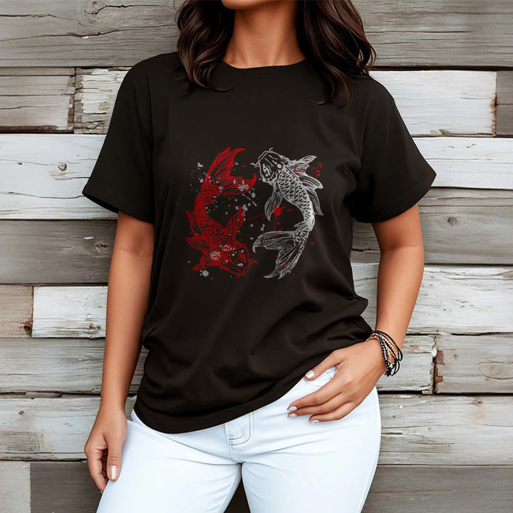 Buddha Stones赤黒鯉Tシャツ - image 6