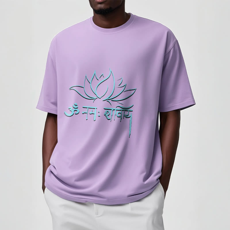 Buddha Stonesロータス サンスクリット ナマ シヴァヤ Tシャツ Tシャツ - image 17