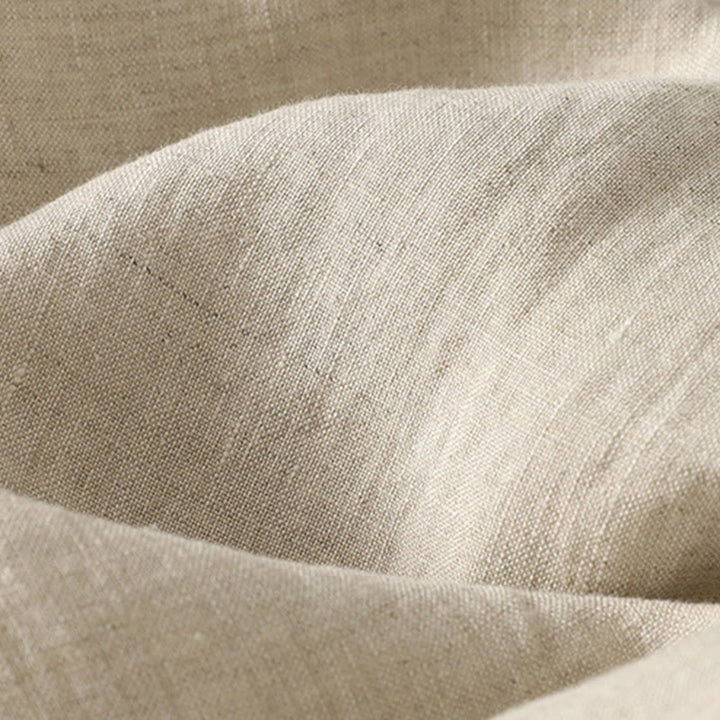 Buddha Stones夏 カジュアル 純色 ドローストリング 9丈 コットンリネン レディース ハーレムパンツ ポケット付き - image 6