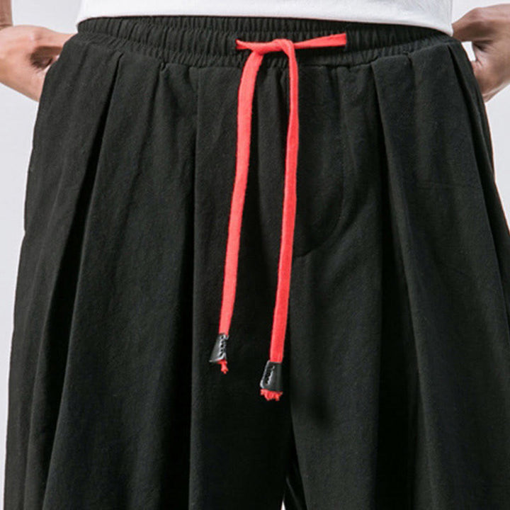 Buddha Stonesカジュアル スポーツ メンズ 無地 コットン ドローストリング パンツ ポケット付き - image 11