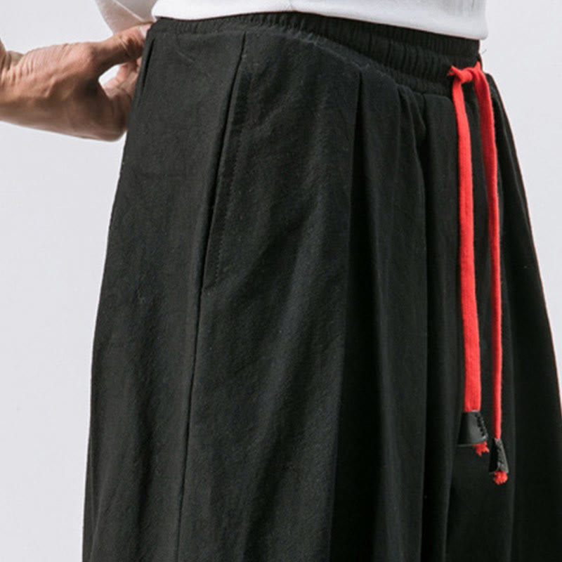 Buddha Stonesカジュアル スポーツ メンズ 無地 コットン ドローストリング パンツ ポケット付き - image 12