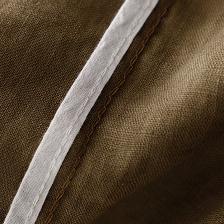 Buddha Stonesヴィンテージ 無地 刺繍 ドローストリング レディース スカート ポケット付き - image 5