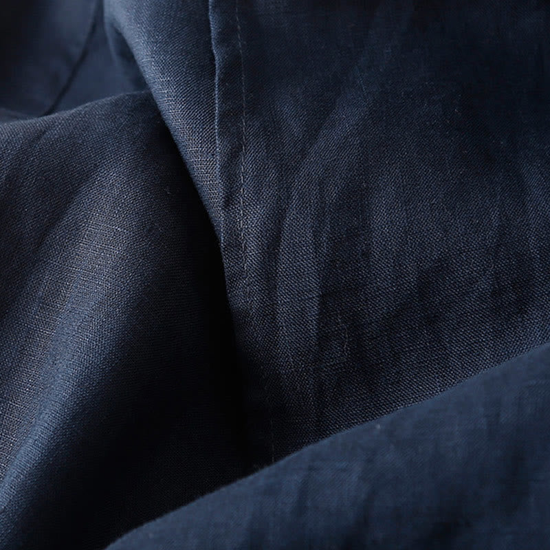 Buddha Stonesヴィンテージ サマー アシンメトリー ハイウエスト レディース コットンリネン スカート ポケット付き - image 6