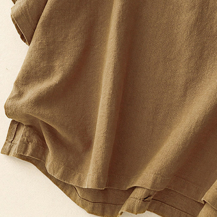 Buddha Stonesカジュアル 無地 レディース クルーネック ゆったり半袖Tシャツ - image 18