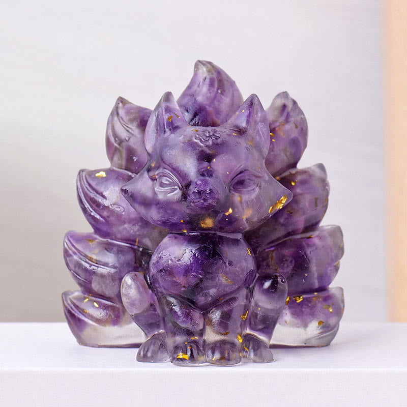 Buddha Stones小型 各種石 ストロベリークォーツ アメジスト グリーンアベンチュリン 九尾の狐 癒し 室内装飾