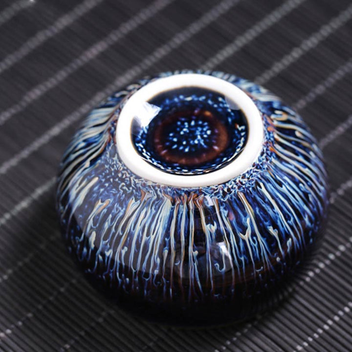 Buddha Stones手作り 中国 建禅 鯉 蓮 龍 鳳凰 12干支 陶器 ティーカップ カンフー ティーカップ 70ml