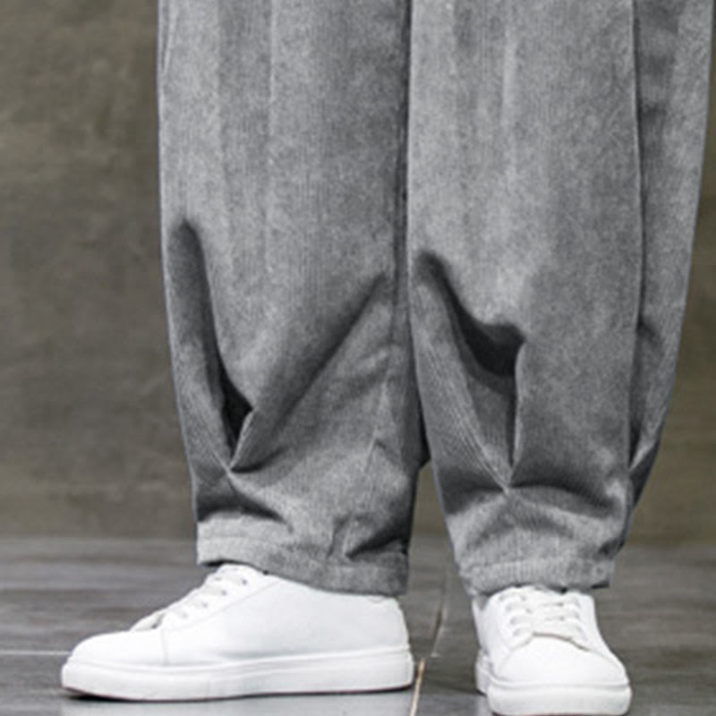Buddha Stonesカジュアル 無地 コットン ブルマー メンズ パンツ ポケット付き - image 19
