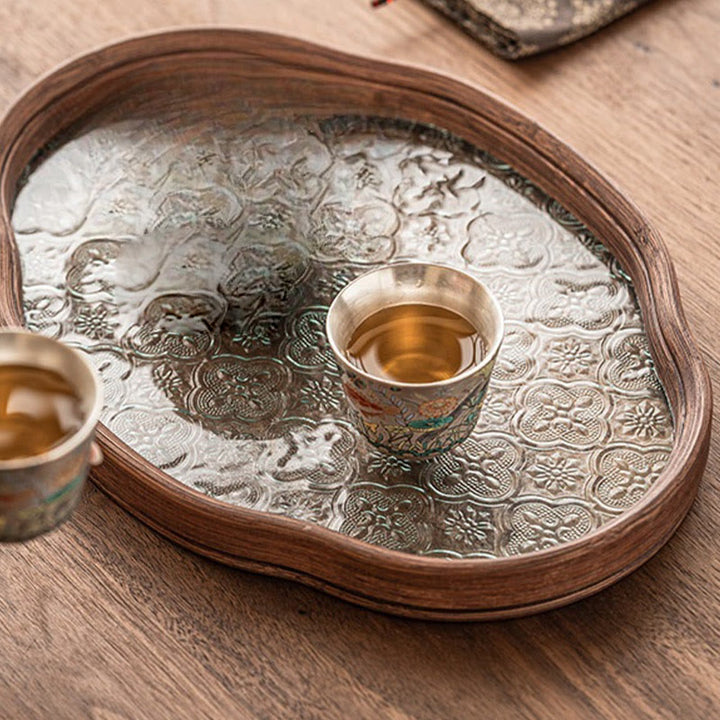 Buddha Stones魚蓮海藻ティーカップカンフーティーカップ45mlギフトボックス付き