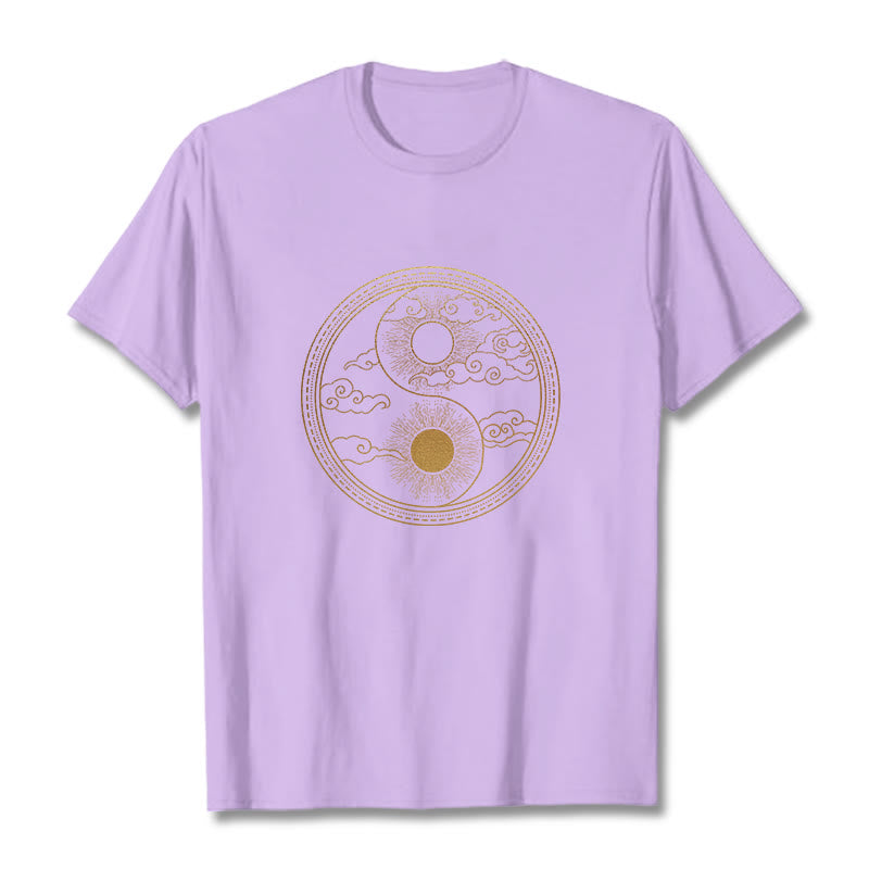 Buddha Stones陰陽 太陽 吉兆 雲 Tシャツ - 梅 - 2XL - image 18
