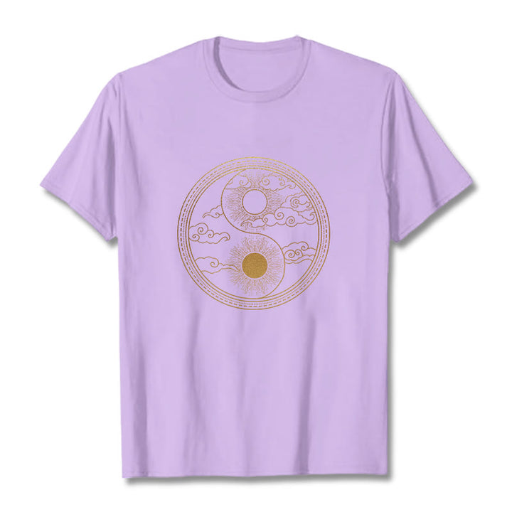Buddha Stones陰陽 太陽 吉兆 雲 Tシャツ - 梅 - 2XL - image 18