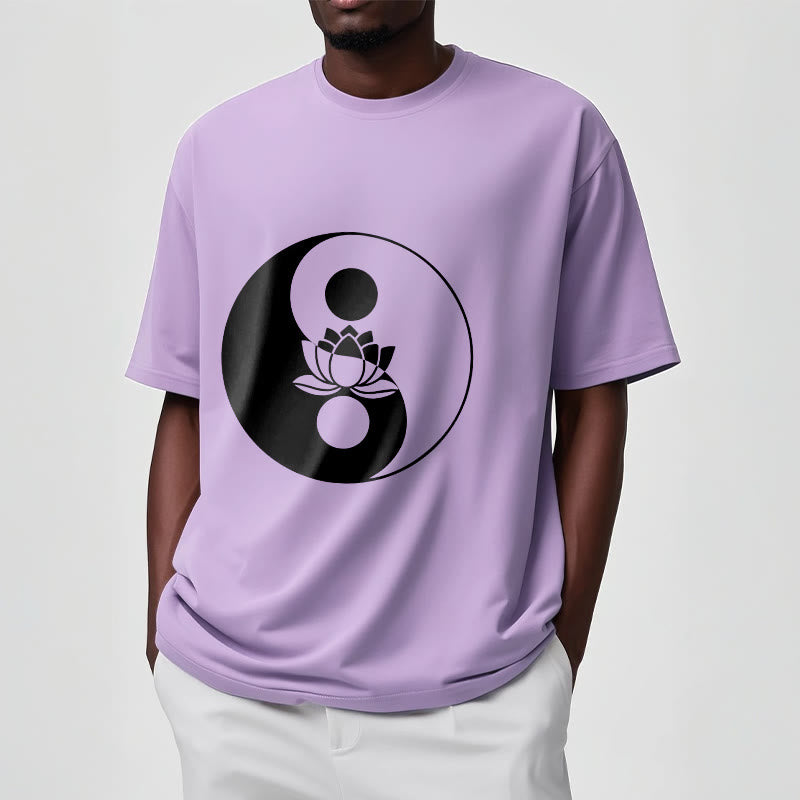 Buddha Stones陰陽蓮の花Tシャツ - image 18