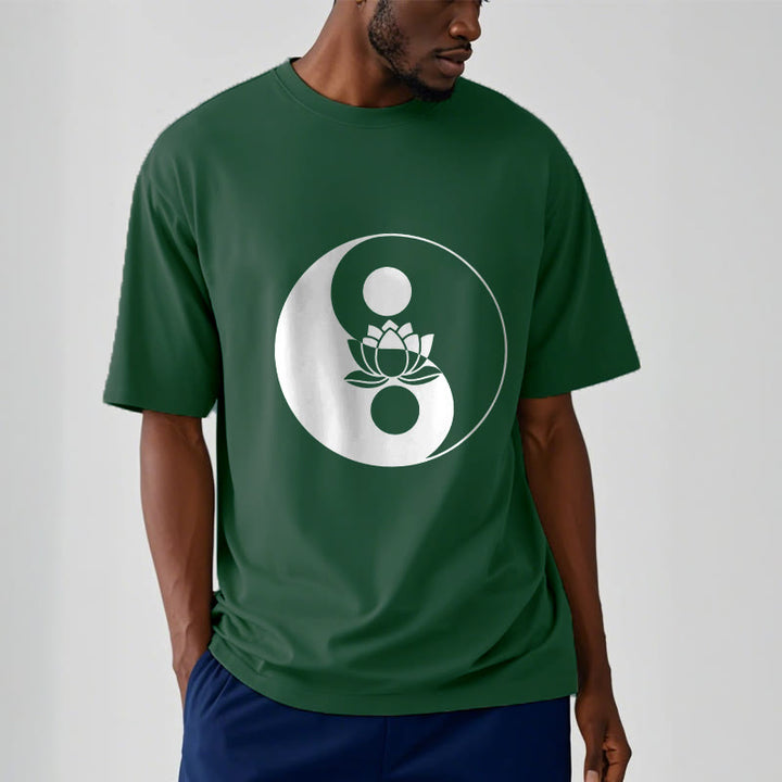 Buddha Stones陰陽蓮の花Tシャツ - image 12