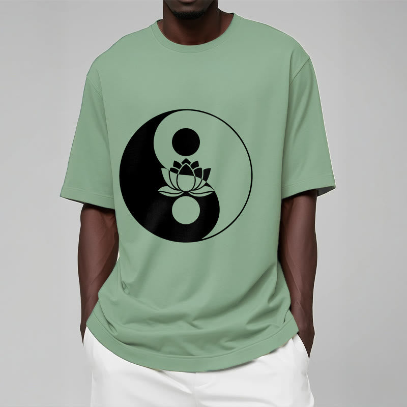 Buddha Stones陰陽蓮の花Tシャツ - image 16