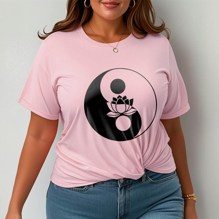 Buddha Stones陰陽蓮の花Tシャツ - image 14