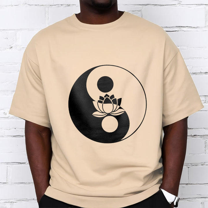 Buddha Stones陰陽蓮の花Tシャツ - image 9