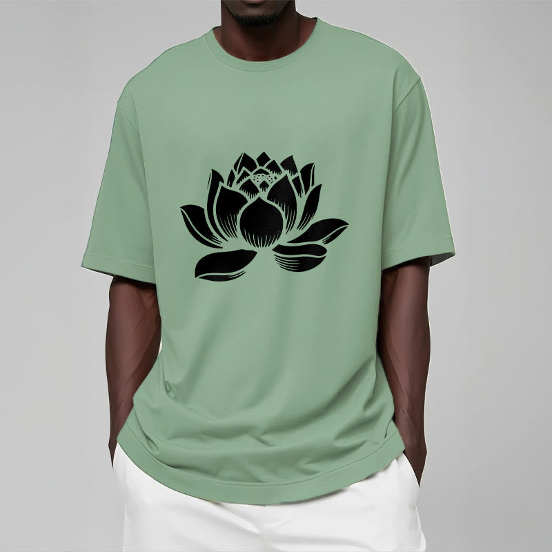 Buddha Stones蓮の花デザインTシャツ - image 16