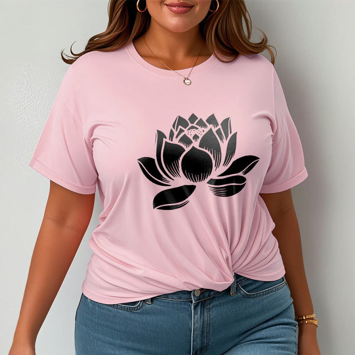 Buddha Stones蓮の花デザインTシャツ - image 14