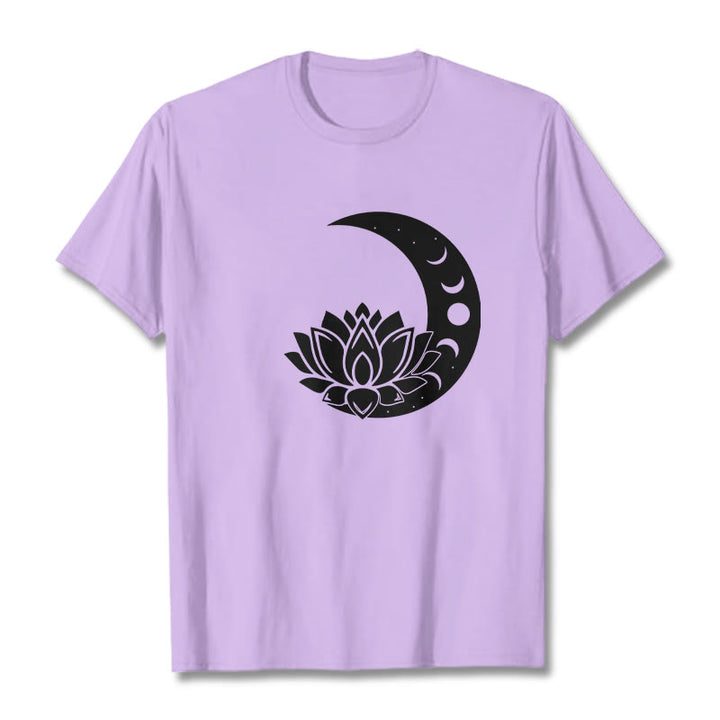 Buddha Stones三日月 蓮の花 太陽 Tシャツ - 梅 - 2XL - image 17