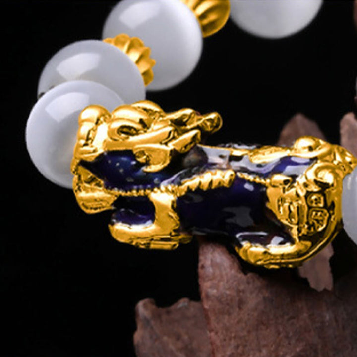 Buddha Stonesキャットアイカラーチェンジ貔貅サポートブレスレット