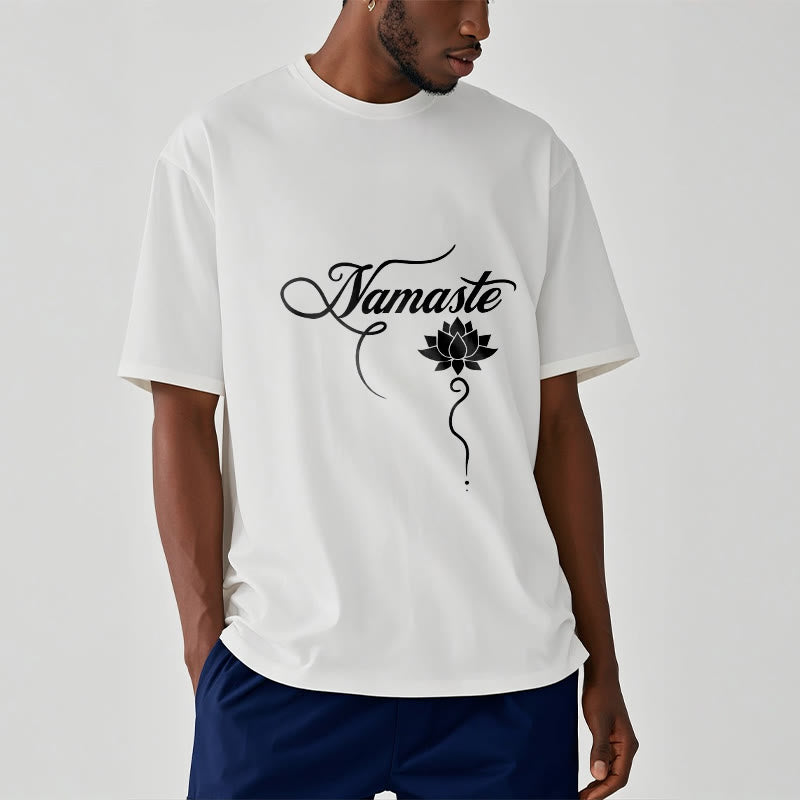 Buddha StonesHELLO ヒンディー語 ロータス Tシャツ - image 8