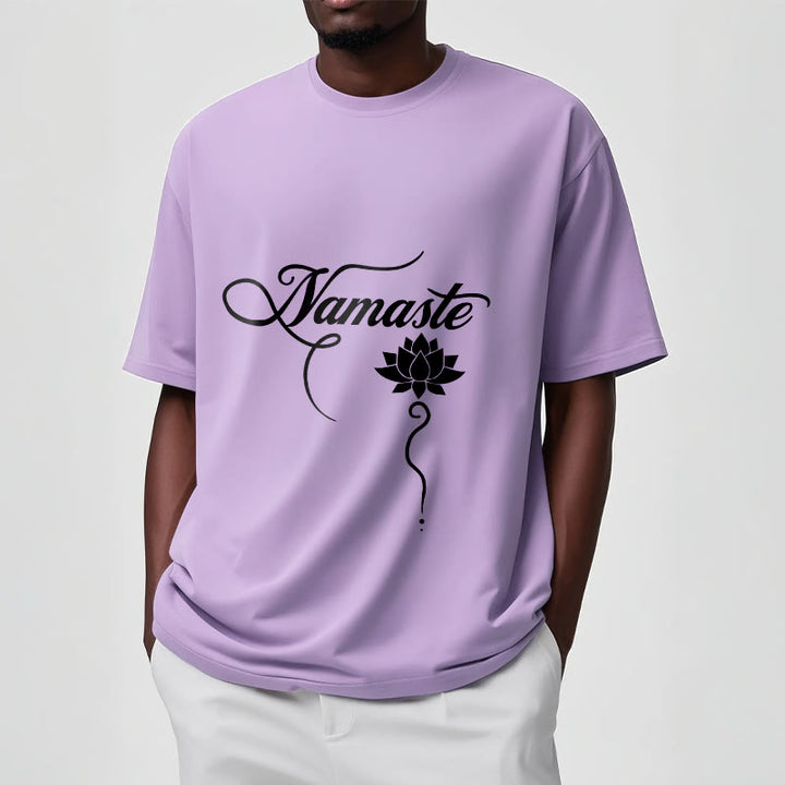 Buddha StonesHELLO ヒンディー語 ロータス Tシャツ - image 18