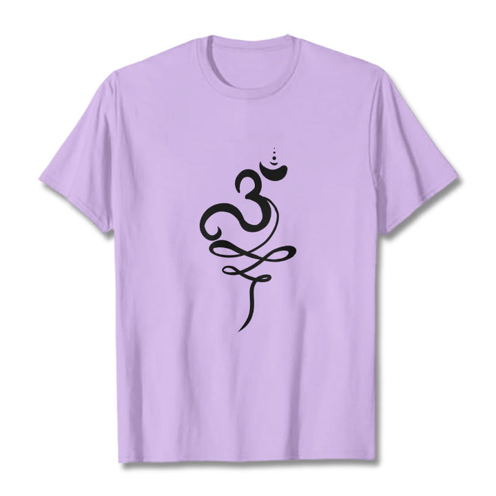 Buddha Stones OM サンスクリット ティー T シャツ - 梅 - 2XL - image 16