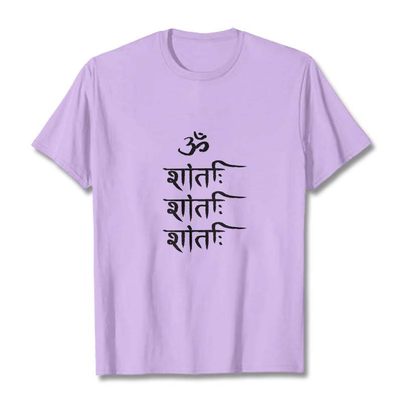 Buddha Stones OM MANTRA サンスクリット柄 Tシャツ Tシャツ - 梅 - 2XL - image 17