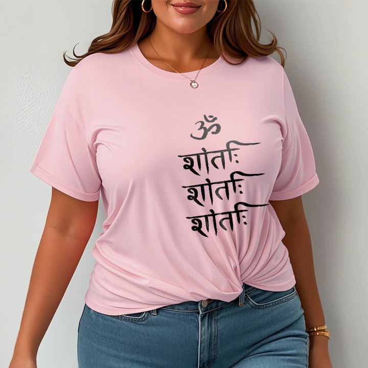 Buddha Stones OM MANTRA サンスクリット柄 Tシャツ Tシャツ - image 14