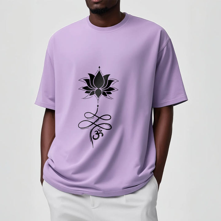 Buddha Stones Lotus OM サンスクリット T シャツ - image 18
