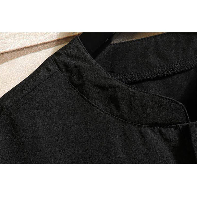 Buddha Stonesヴィンテージ カジュアル 無地 メンズ 半袖シャツ ジャケット - image 5