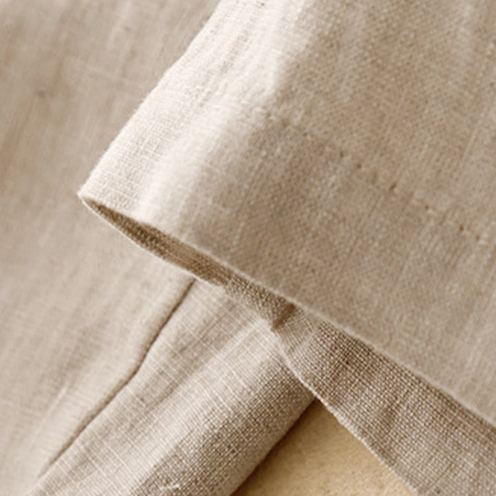 Buddha Stones夏 無地 カジュアル 7-8丈 ボタン レディース コットンリネン ハーレムパンツ ポケット付き - image 13