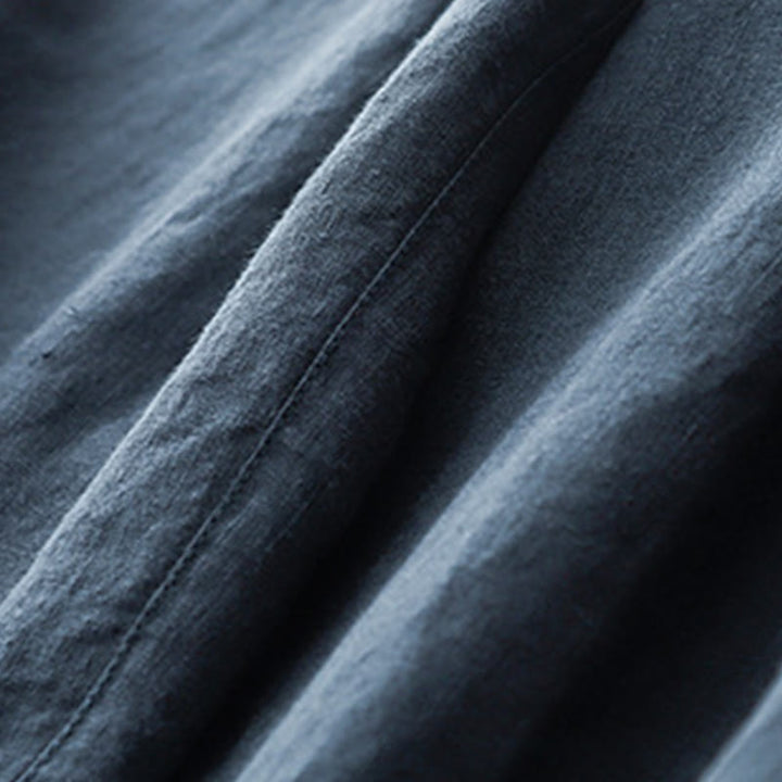 Buddha Stones夏 無地 カジュアル 7-8丈 レースアップ レディース コットンリネン ハーレムパンツ ポケット付き - image 17