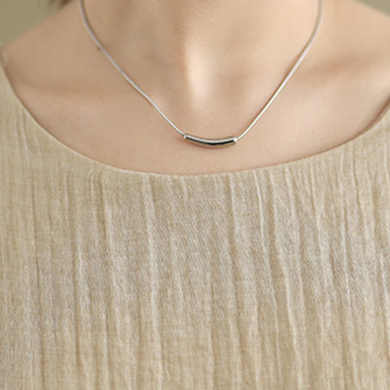 Buddha Stonesサマーカジュアルプレーンデザインクルーネック半袖コットンリネン混紡ダブルレイヤーミディド​​レス - image 7