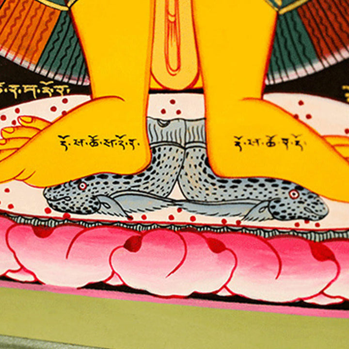 Buddha Stonesチベットタンカ絵画癒し手作り装飾（ランダムスタイル） - image 7