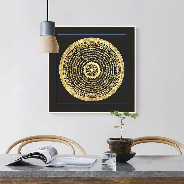 Buddha Stonesチベットタンカ画 六つの真実の言葉 経典 手作り装飾 ブラインドボックス（ランダムスタイル） - image 4