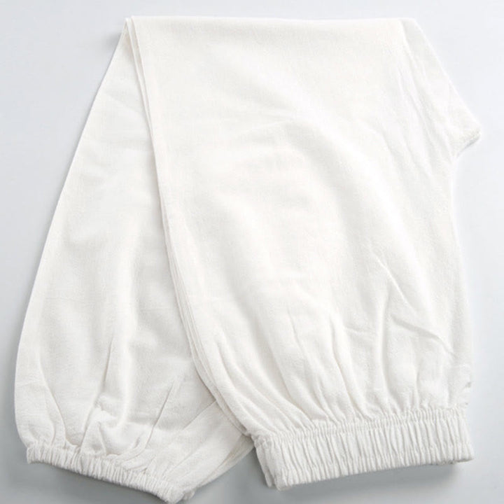 Buddha Stones夏用 無地 ユニセックス 伸縮性ウエスト 太極拳 気功 練習用パンツ ポケット付き - image 9