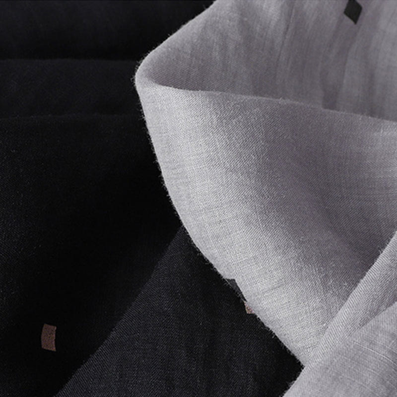 Buddha Stones夏 カジュアル 水玉模様 コットンリネン レディース ワイドレッグパンツ ポケット付き - image 16