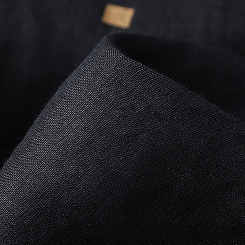 Buddha Stones夏 カジュアル 水玉模様 コットンリネン レディース ワイドレッグパンツ ポケット付き - image 12