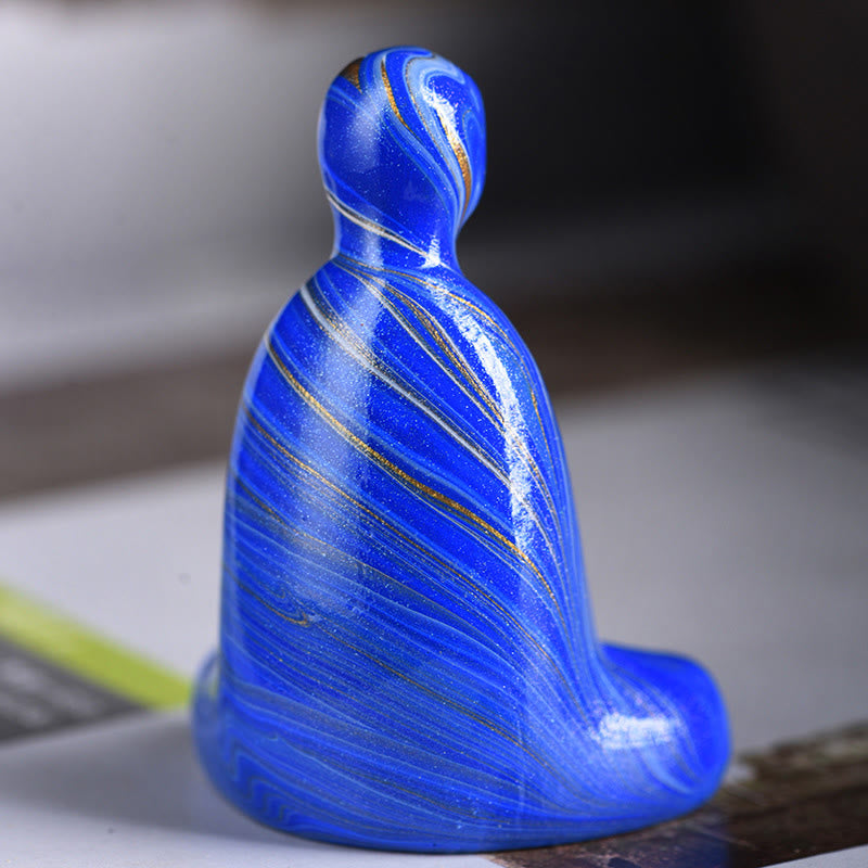 Buddha Stonesミニ無形の仏黒檀工芸 平和 線香立て 装飾 - image 12