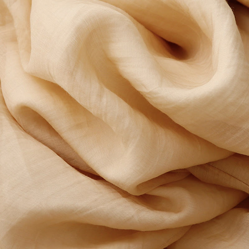 Buddha Stones春 ヴィンテージ カジュアル 無地 レース パッチワーク カフ レディース コットン リネン ワイドレッグ パンツ ポケット付き - image 14