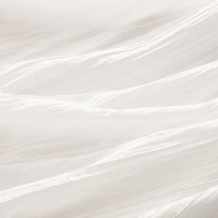 Buddha Stonesサマーカジュアル 無地刺繍 ダブルレイヤー 半袖 コットンリネン ミディドレス - image 27